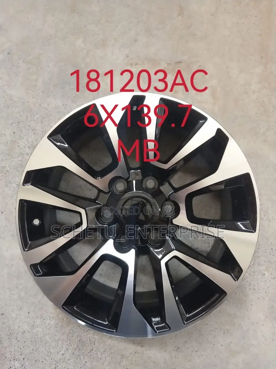 Alloy Rim, 16,17,18,19 Etc Six Holes. For All Pickup Cars