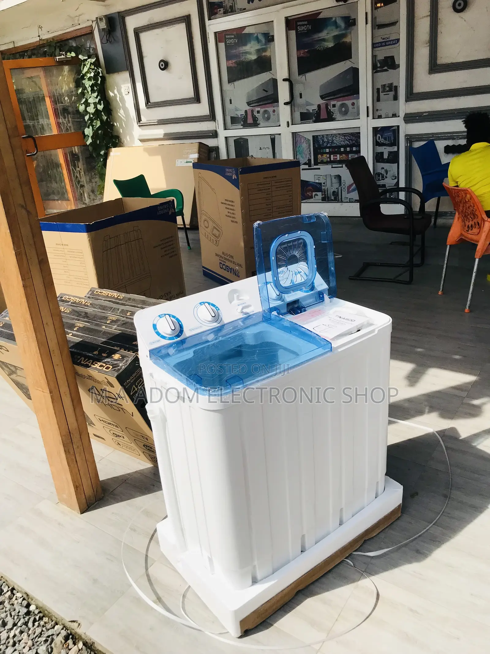 Shop Original Nasco 8kg Semi-Automatic Washing Machine.