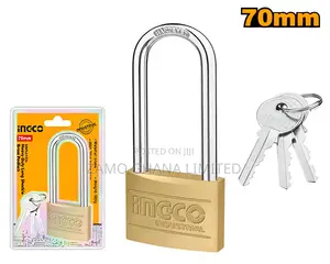 Heavy Duty Long Shackle Brass Padlock - Dbpl0702l