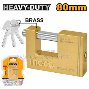 Heavy Duty Brass Block Padlock # Dbbpl0802