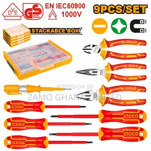9 PCS Insulated Hand Tools Set - Hktv01h091