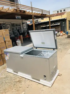 Shop Quality Nasco Double Door Freezer(Nas-1200fl-Dd)Gray
