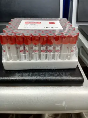 Plain Tube Red ( Glass )