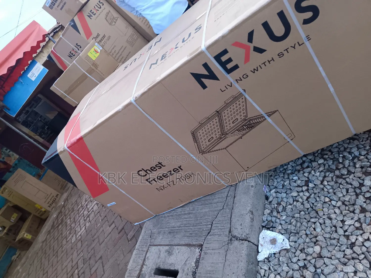 Nexus 710ltr Double Door Chest Freezer