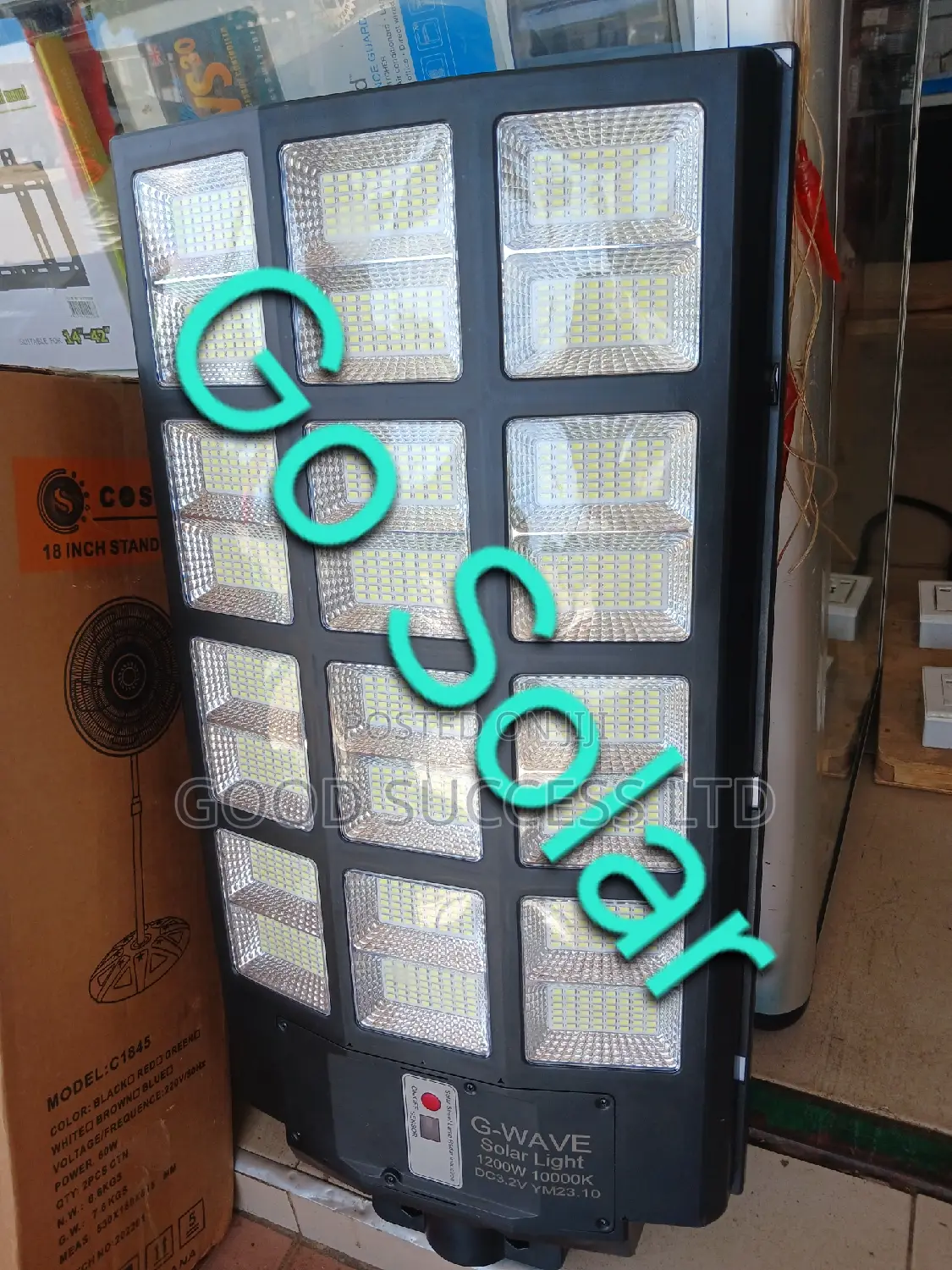 1500w Solar Light + Remote Control + Hanging Bar