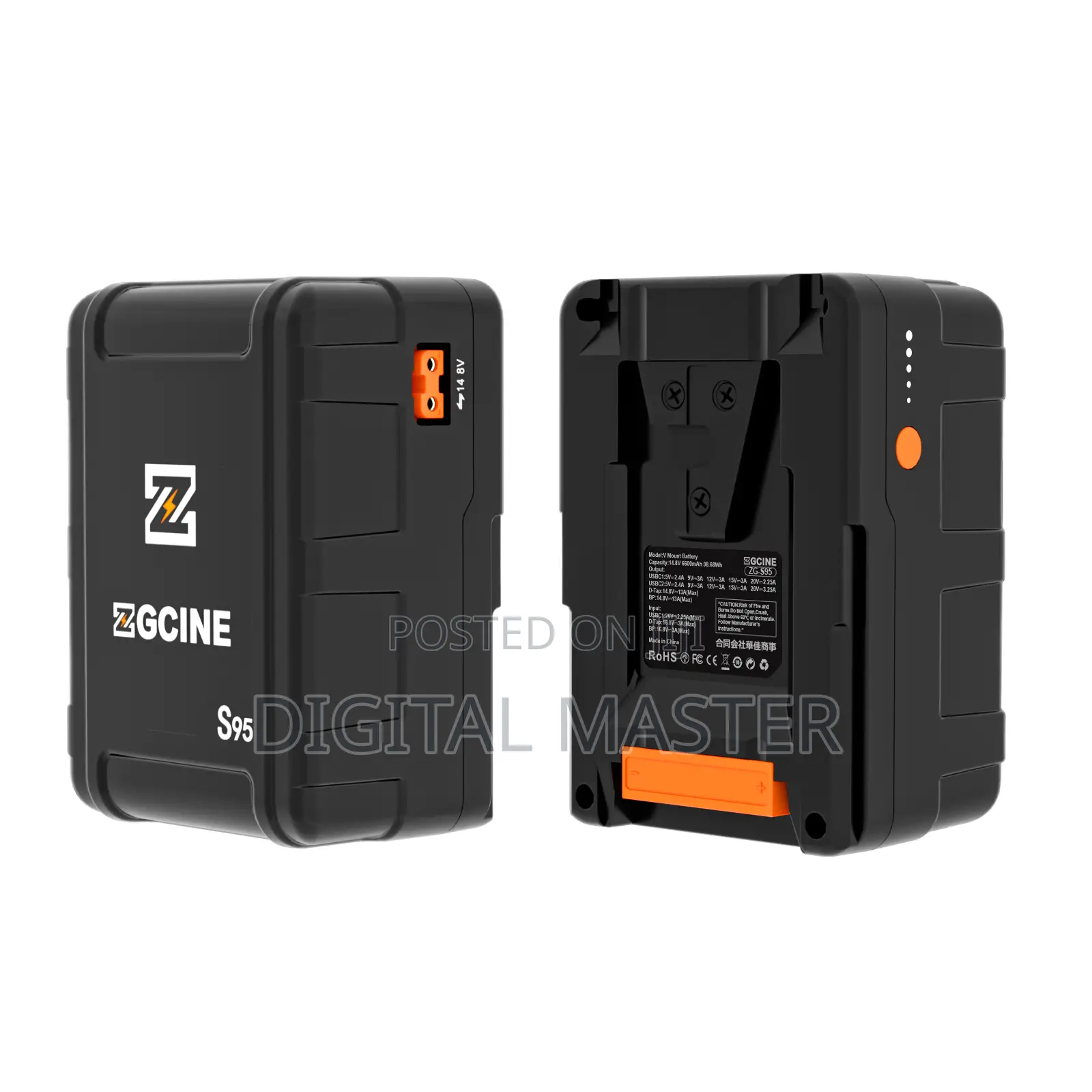 Zgcine Zg-S95 v Mount Battery 14.8V 95wh With Pd