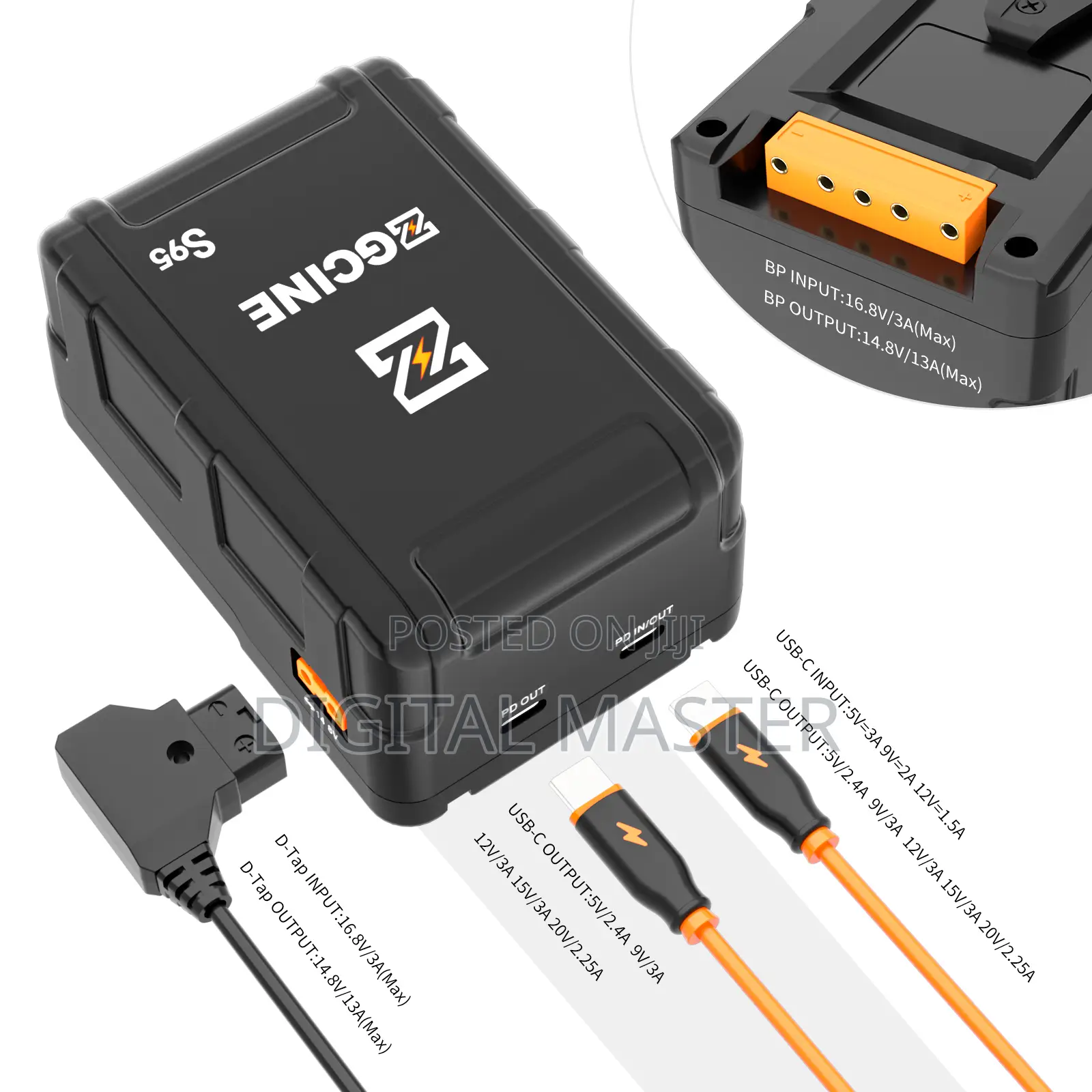 Zgcine Zg-S95 v Mount Battery 14.8V 95wh With Pd
