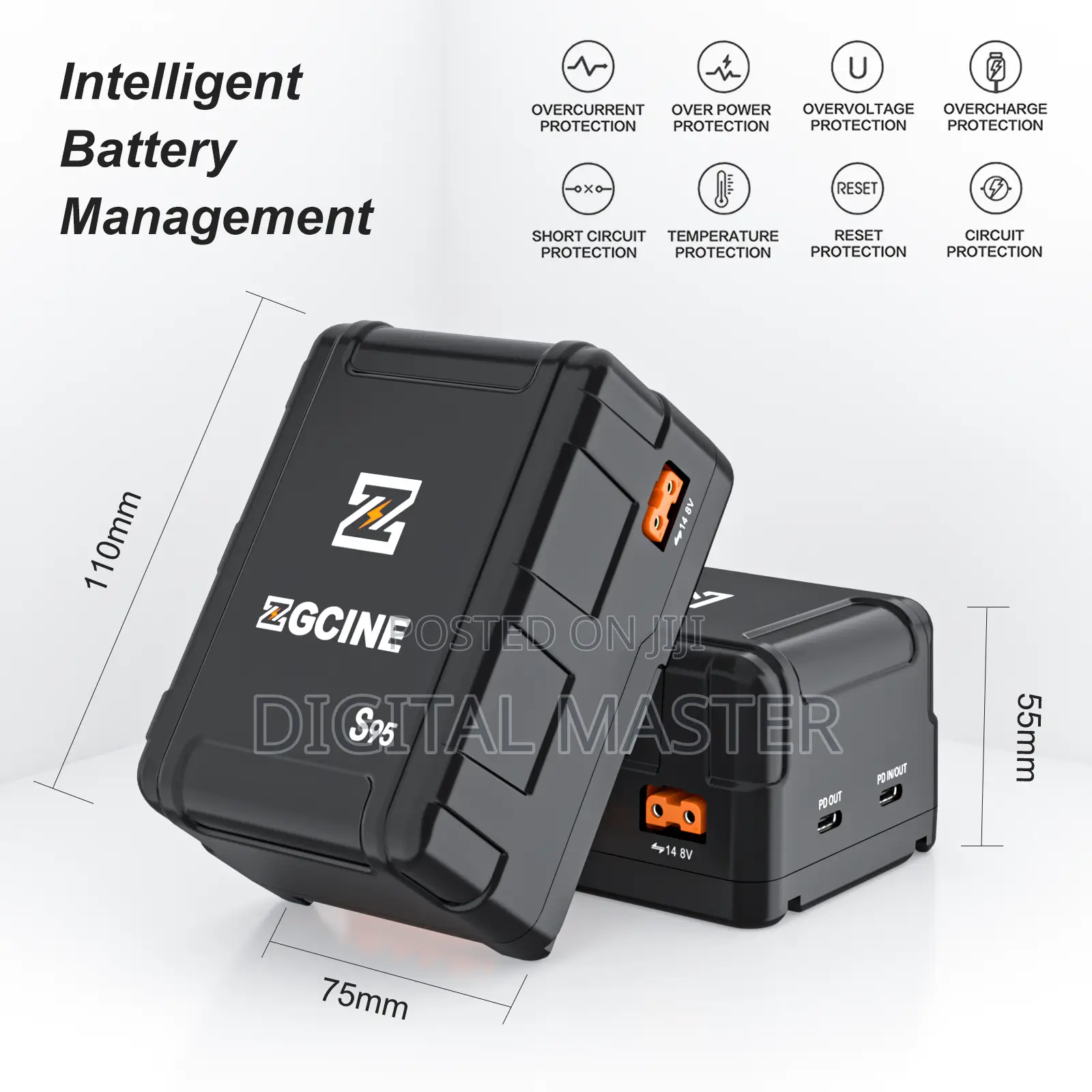 Zgcine Zg-S95 v Mount Battery 14.8V 95wh With Pd