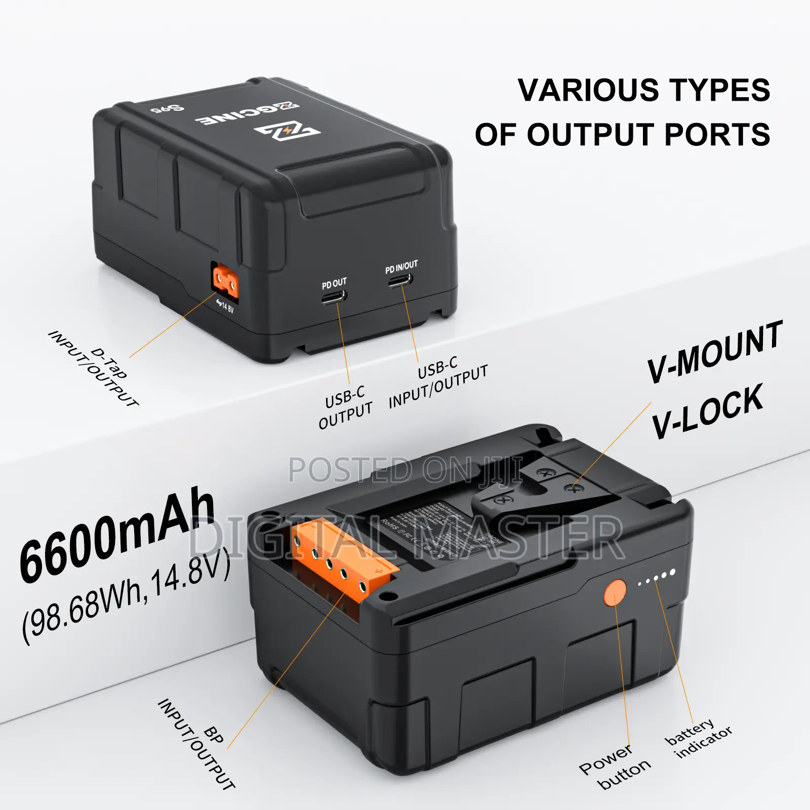 Zgcine Zg-S95 v Mount Battery 14.8V 95wh With Pd