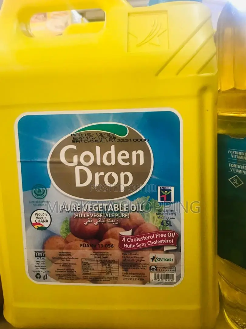 Golden Drop Vegetable Cooking Oil 4.5l