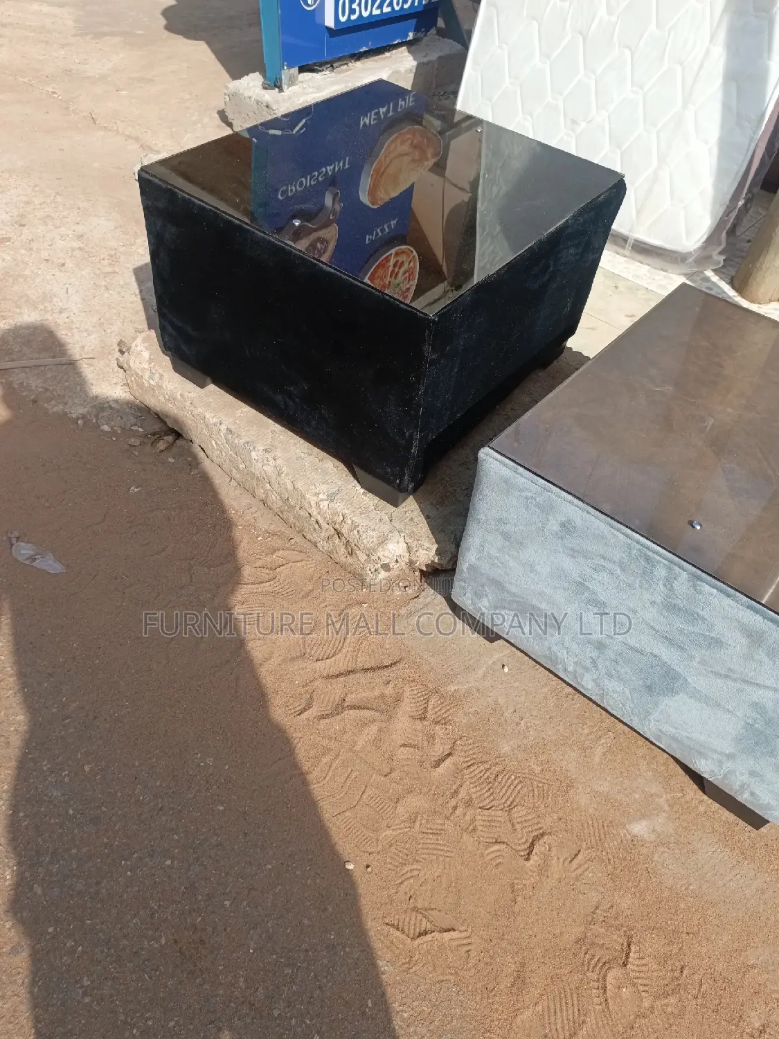 Cute Center Table With Glass. Free Delivery