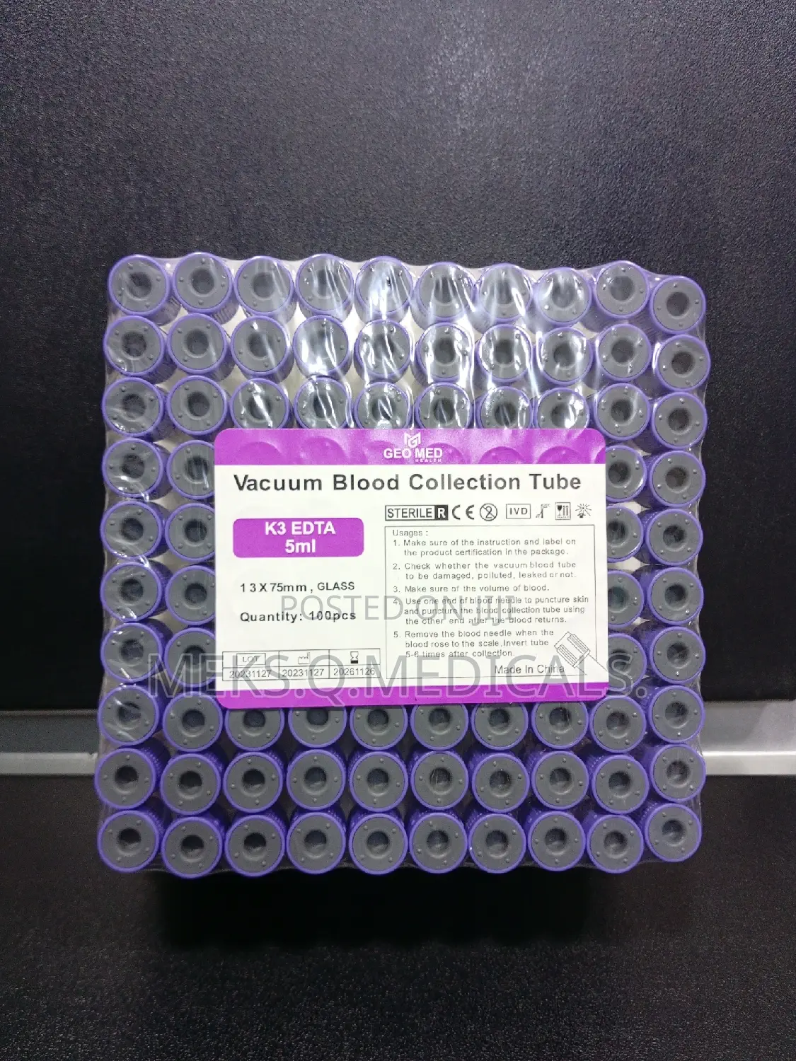 EDTA Tubes ( Violet)