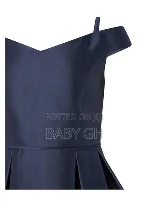 Moonsoon Girls High-Low Blue Occasion Dress