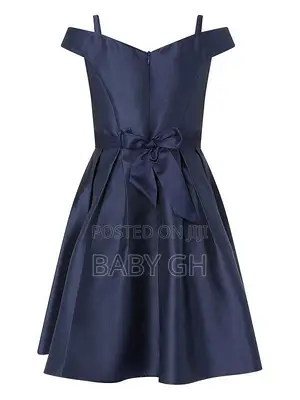 Moonsoon Girls High-Low Blue Occasion Dress