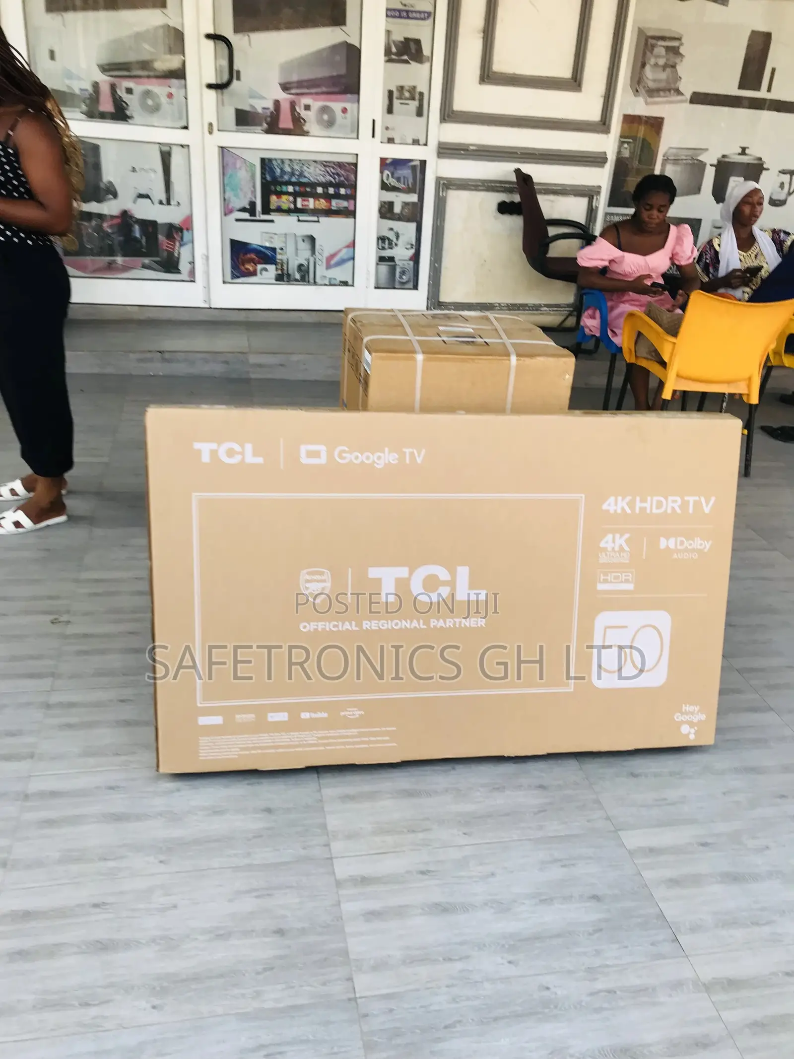 HDR TCL 50 Inches Glossy Led Smart Black P635 Tv