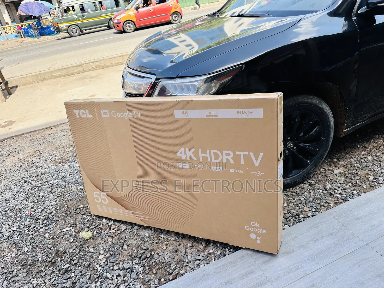 Edgeless Design Slim Uhd Smart TCL 55”P635