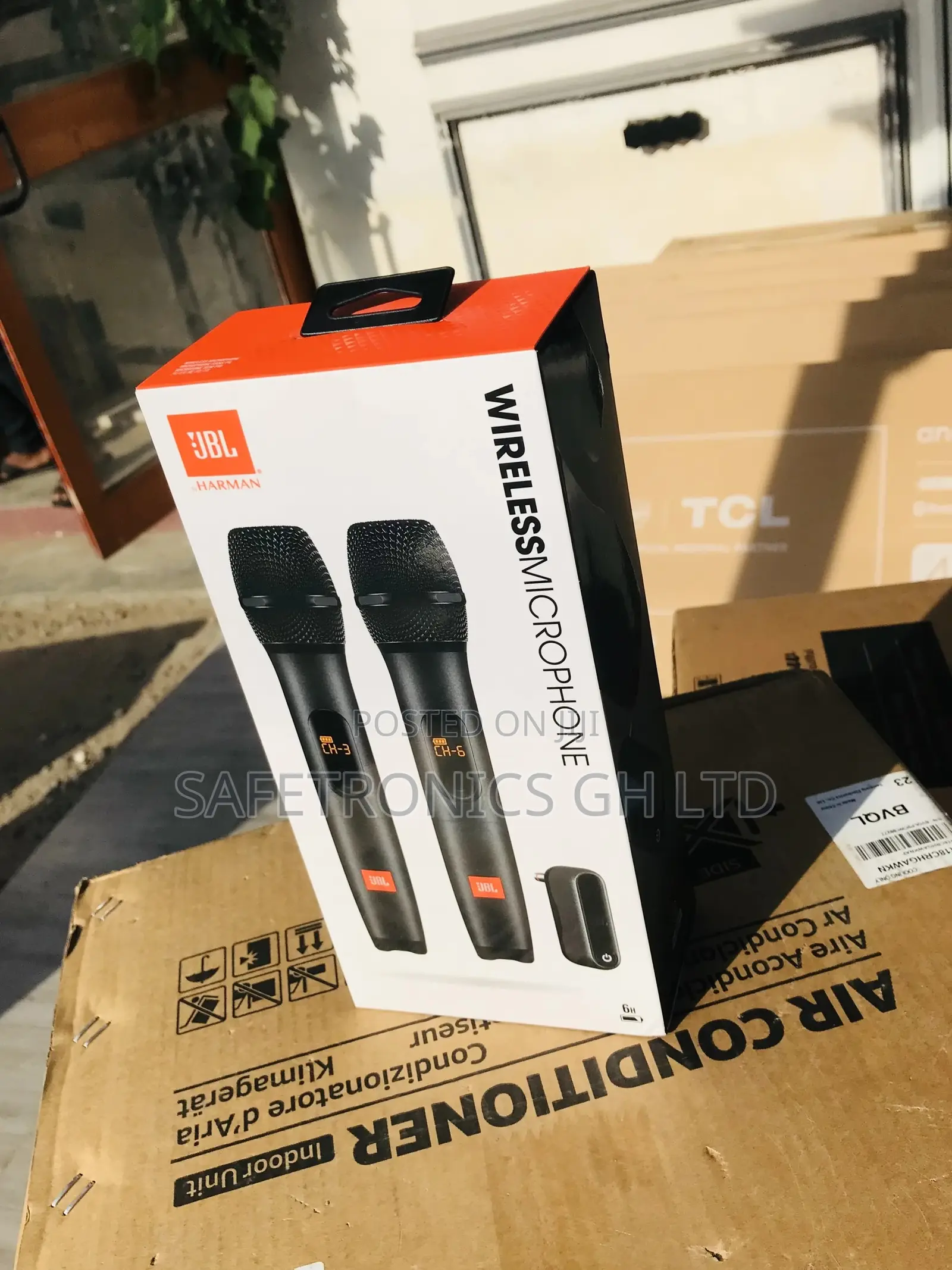 Original JBL Black Wireless 2 Microphones