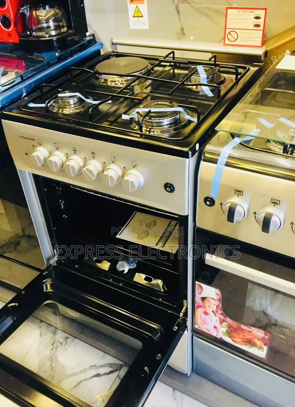 Very Affordable Sleek Sliver Gas Electric 3-1 Volcano