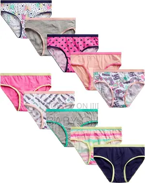 Cartoon Characters 5 Pack Panties for Kids