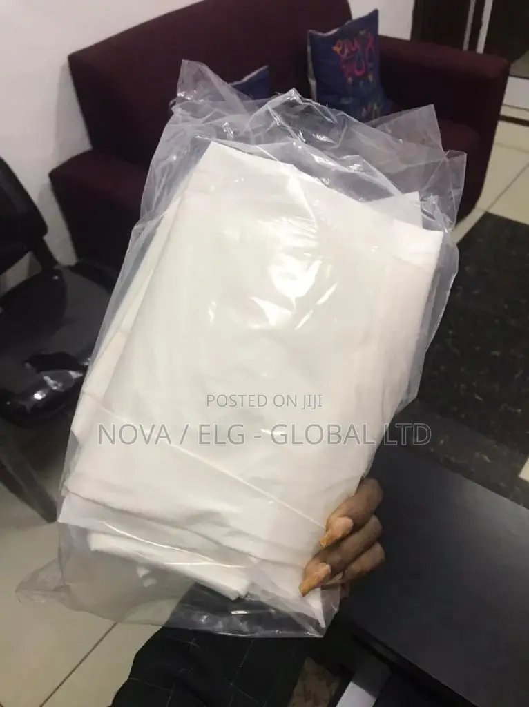 White Quality Surgical Gown Polythene Waterproof