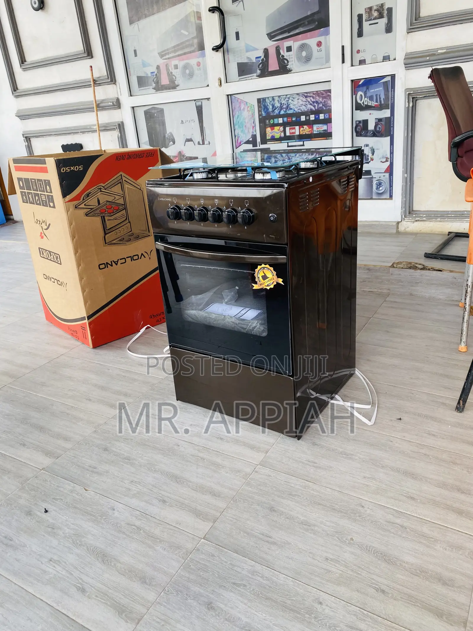 Purchase Original Volcano 50x50 4 Gas Burner + Oven(Brown)