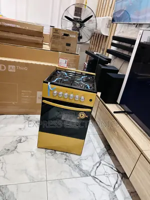 Freestanding Gold Color Nice Gas Cooker Oven 4burner 50/50