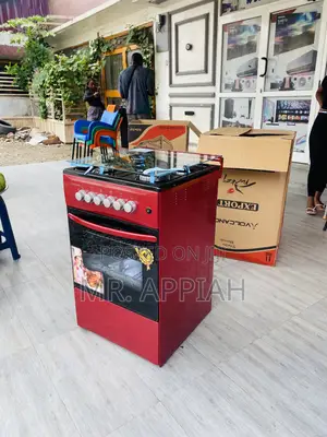 Purchase Volcano 50x50 4 Gas Burner With Oven(Red).