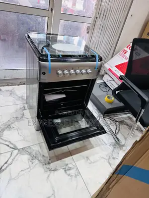 60/60 Gas Cooker Sliver Shine 4burner.