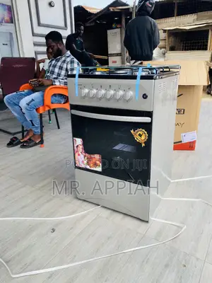 3 Gas + 1 Electric Volcano Burner With Oven(Gray).