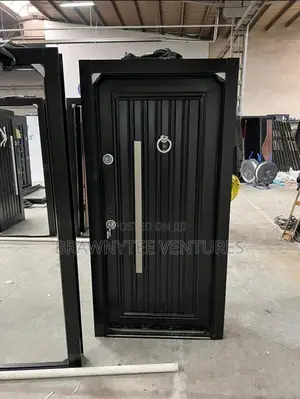 Brawny Black Fm Tk Security Door