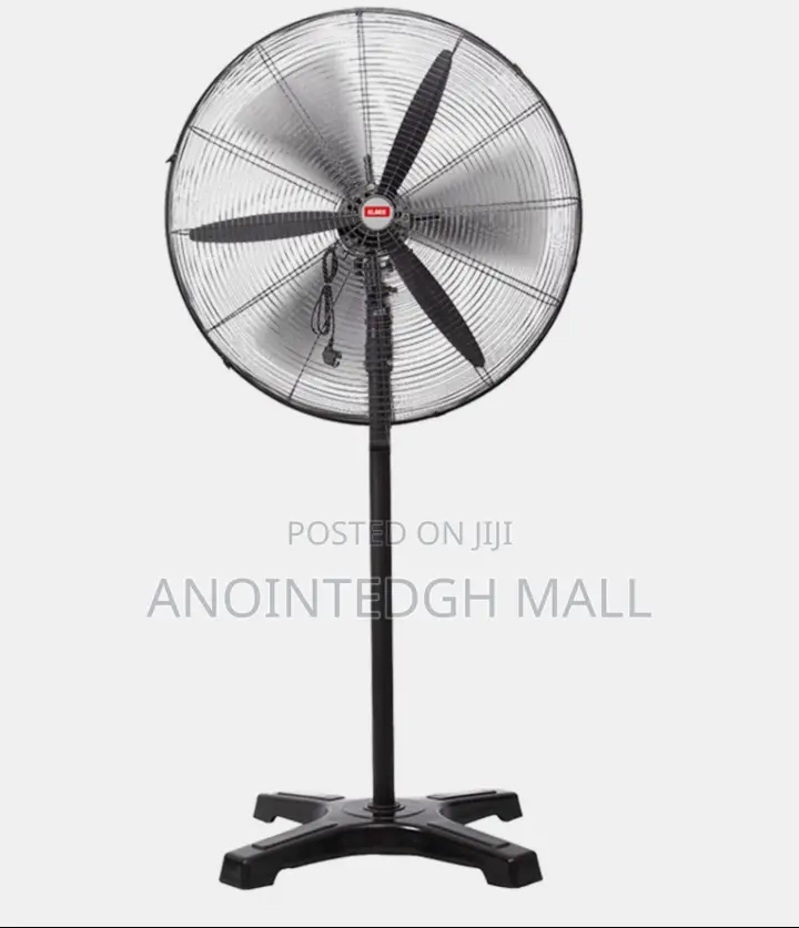 Elbee Industrial Standing Fan 30" Inches - Black