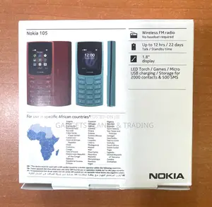 New Nokia 105 Black