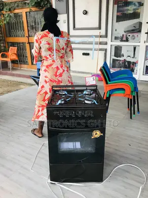 50x50 4 Gas Cooker Oven With Grill Volcano Brown