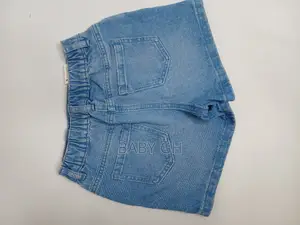 Kids Girls Blue Denim Shorts