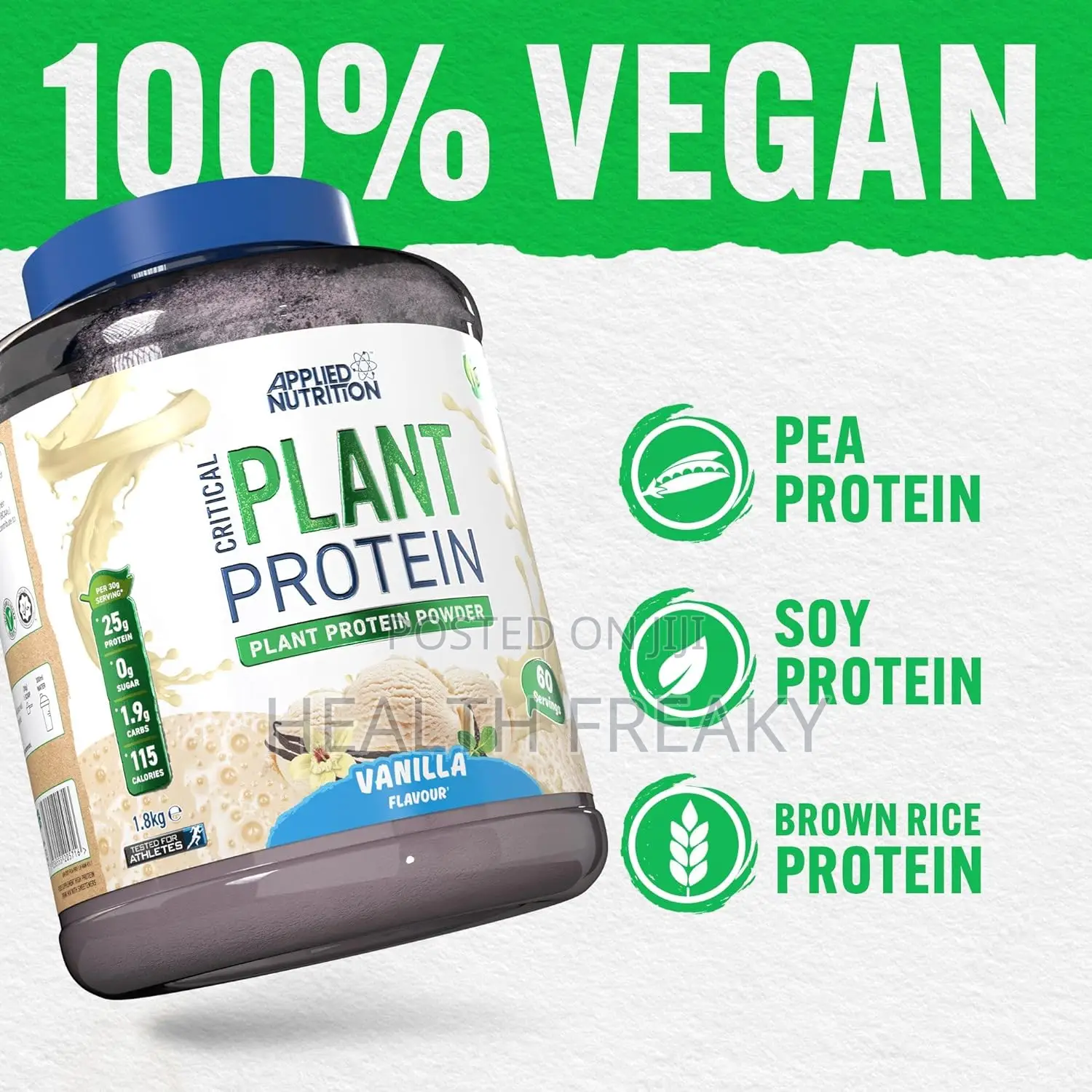 Organic Protein Applied Nutrition Plant Protein Vegan