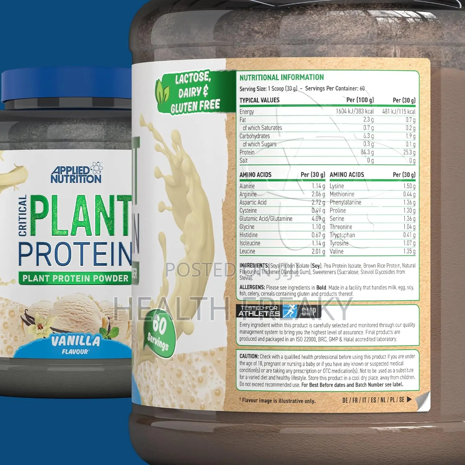 Organic Protein Applied Nutrition Plant Protein Vegan