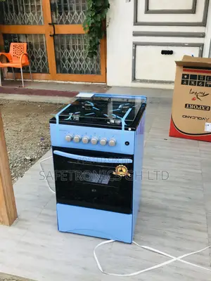 Oven With Grill 4 Gas Cooker Volcano Blue 50x50