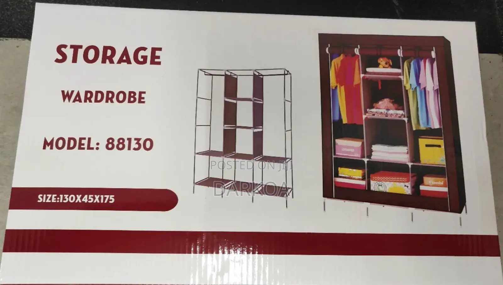 Wardrobe 3 in 1/Storage Wardrobe/3 in 1 Material Wardrobe