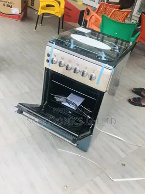 Ferre 60x60 Oven With Grill 4 Gas Cooker Gray
