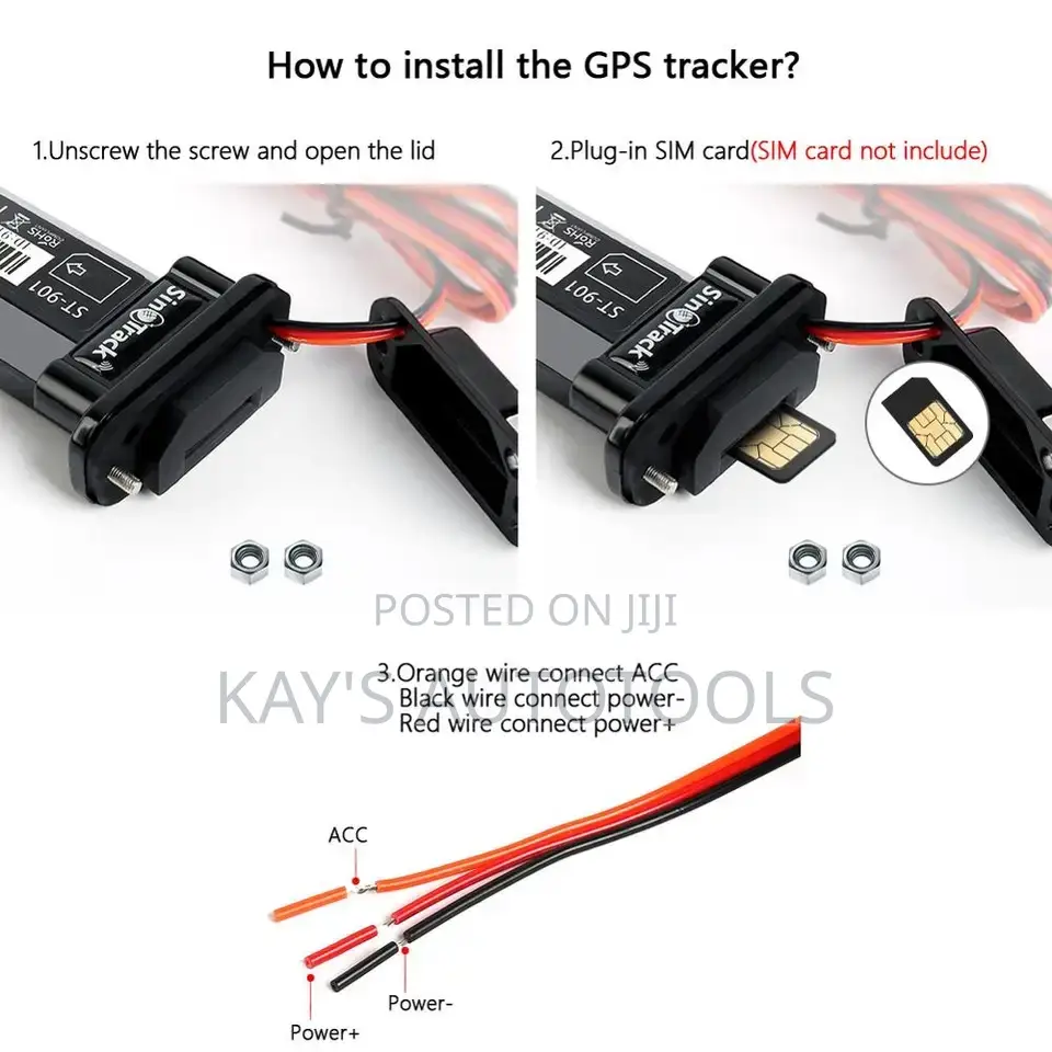 Original Sinotrack ST901 Waterproof GPS Tracker With Relay
