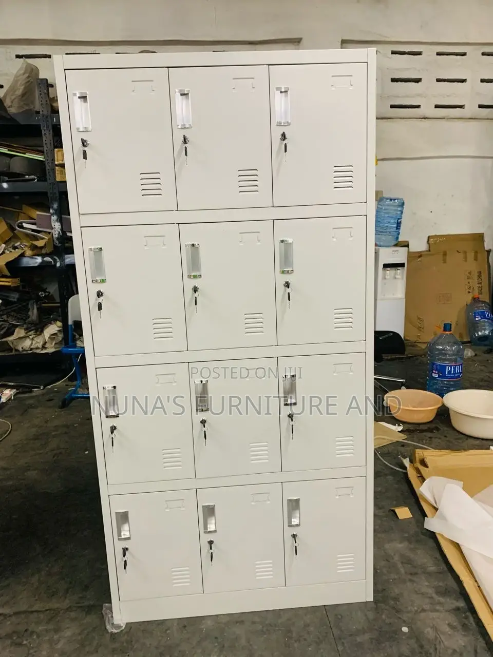12 Lockers Office Cabinets