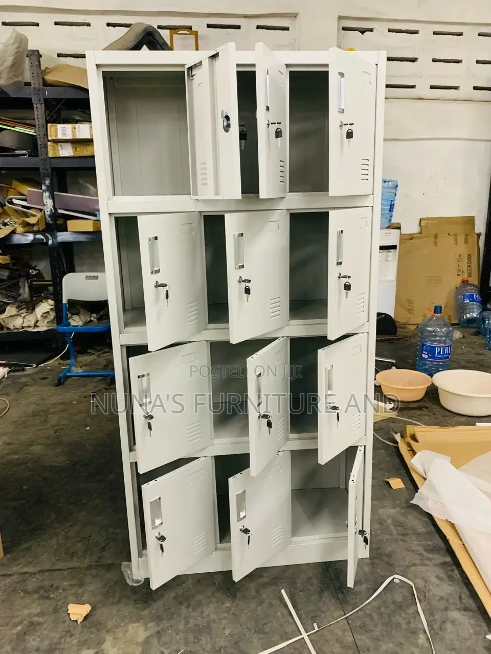 12 Lockers Office Cabinets