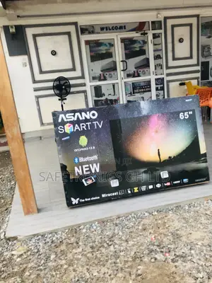 65 Inches Asano Smart Black Glossy Led Tv