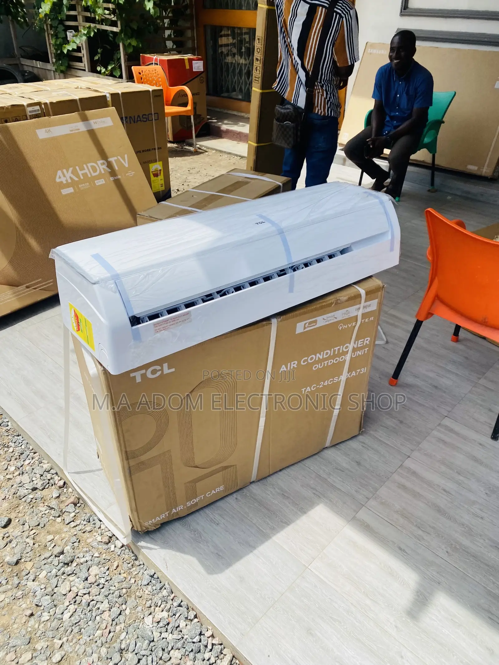 Extremely Cooling TCL 2.5hp Split Type Inverter Ac(White).