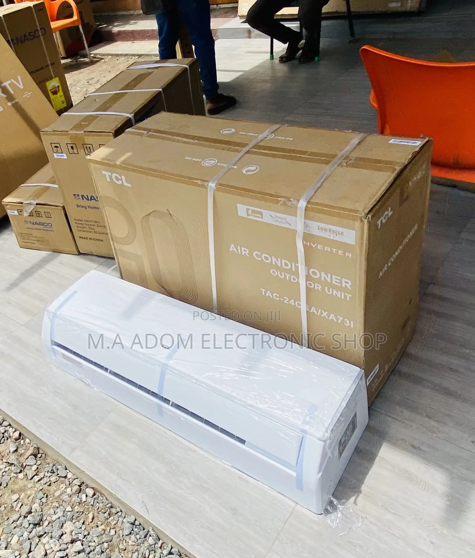 Brand New TCL 2.5hp Split Type Inverter Ac(White).