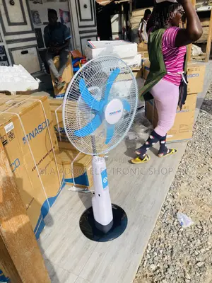 Energy Sufficient Power King Rechargeable Standing Fan.