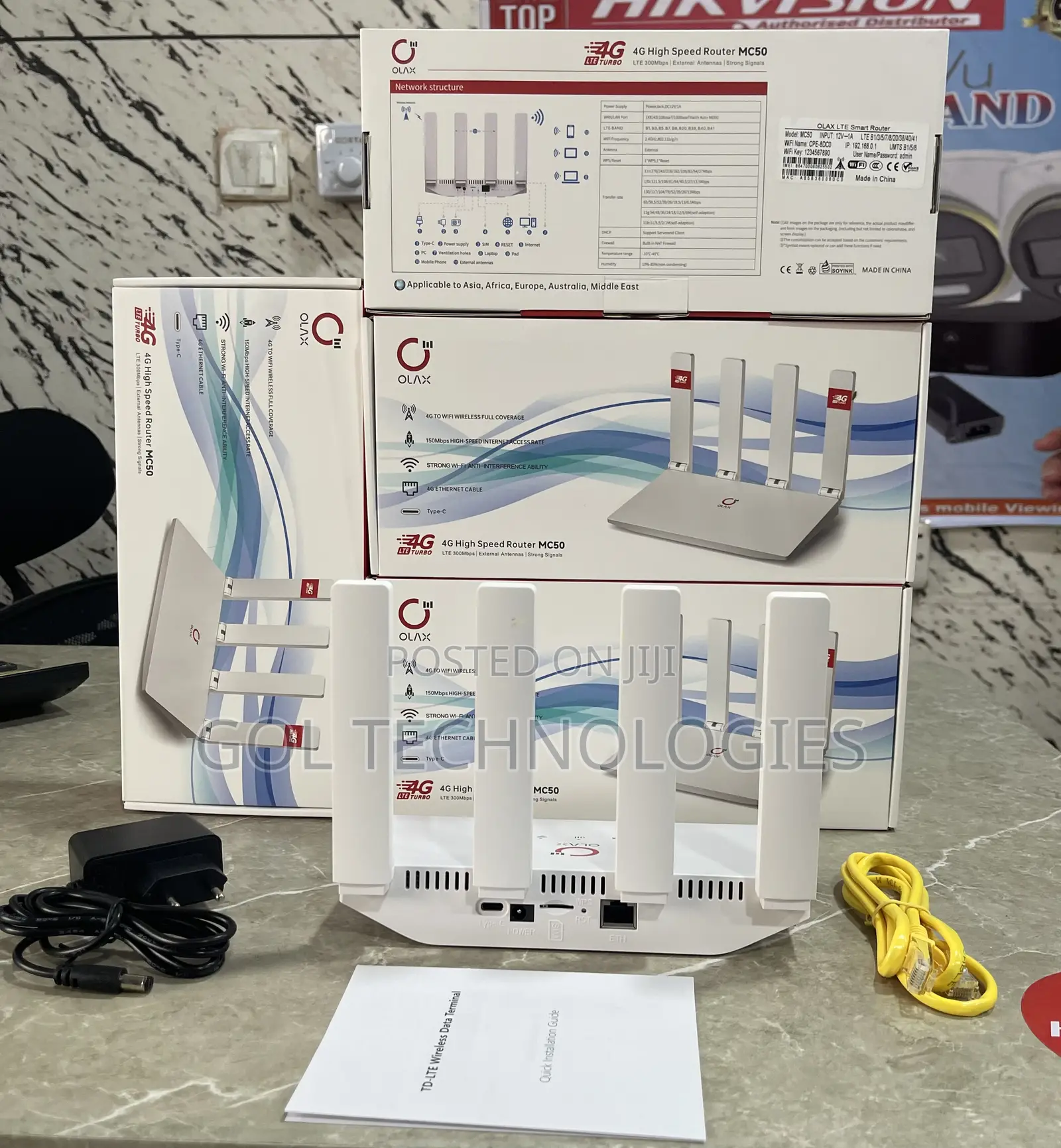4G Smart Universal High Speed Sim Router With 4 Antennas