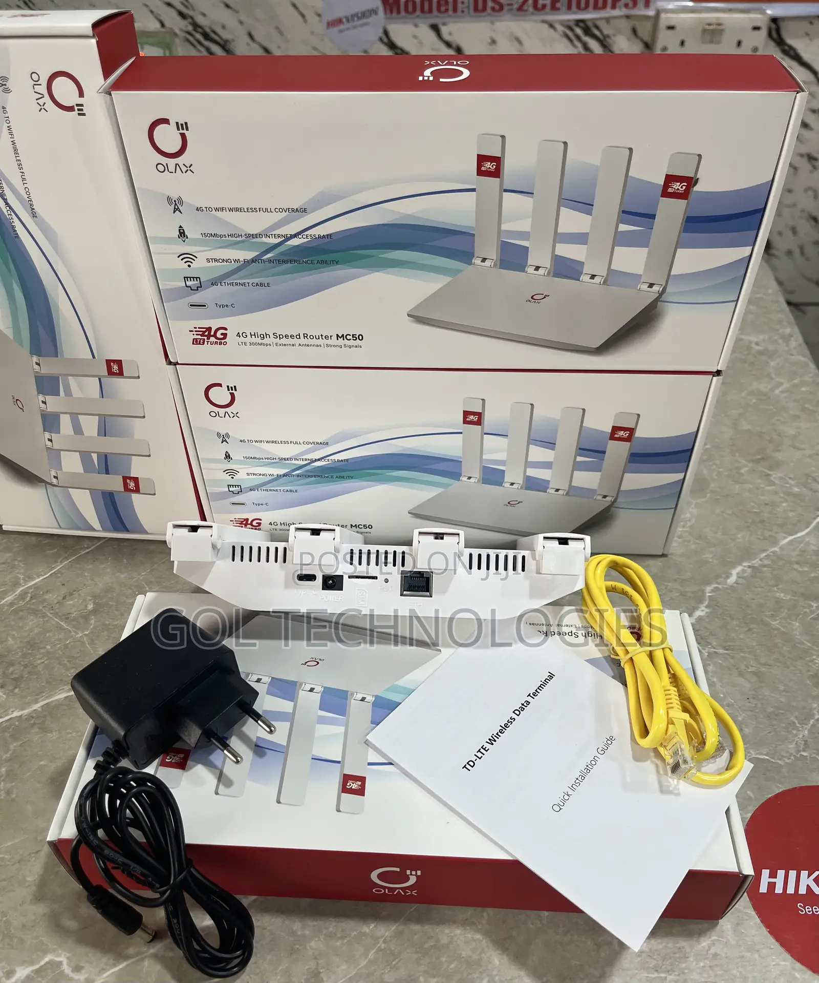4G Smart Universal High Speed Sim Router With 4 Antennas