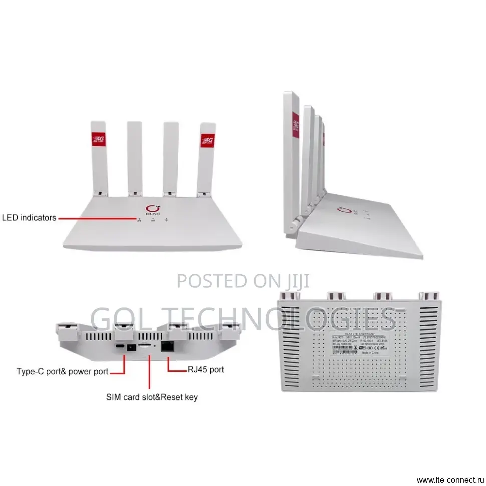4G Smart Universal High Speed Sim Router With 4 Antennas