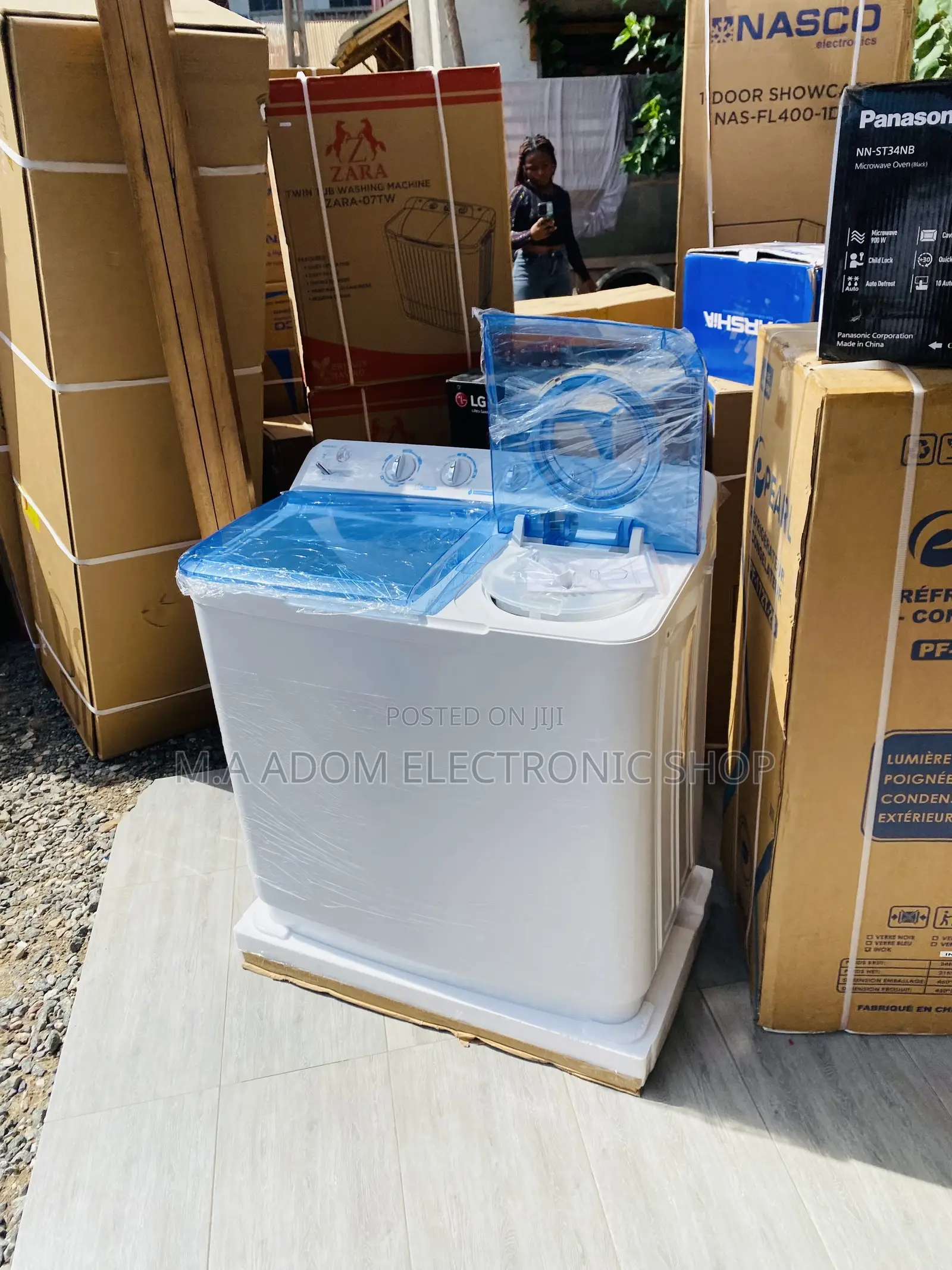 Energy Saving Zara 11kg Top Load Electric Washing Machine.